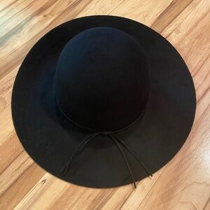 Nine West 100% Wool Black Hat
